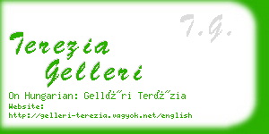 terezia gelleri business card